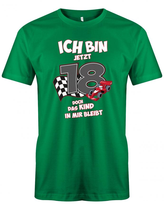 Ich bin jetzt 18 - Motorsport Kart - 18 Geburtstag Shirt Junge –  myShirtStore