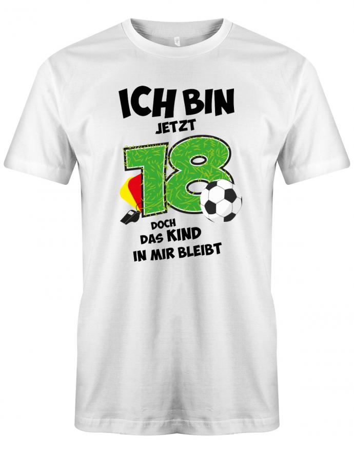 Ich bin jetzt 18 - Fussball Fußballer - 18 Geburtstag Shirt Junge –  myShirtStore