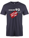 Ich bin nicht 40 ich bin 39,95 plus MwSt - T-Shirt 40 Geburtstag Männer - 1983 myShirtStore Navy