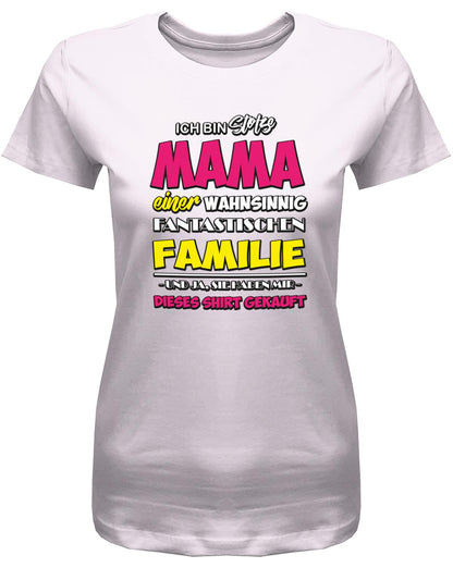 Ich-bin-stolze-mama-einer-Familie-Damen-Shirt-Rosa