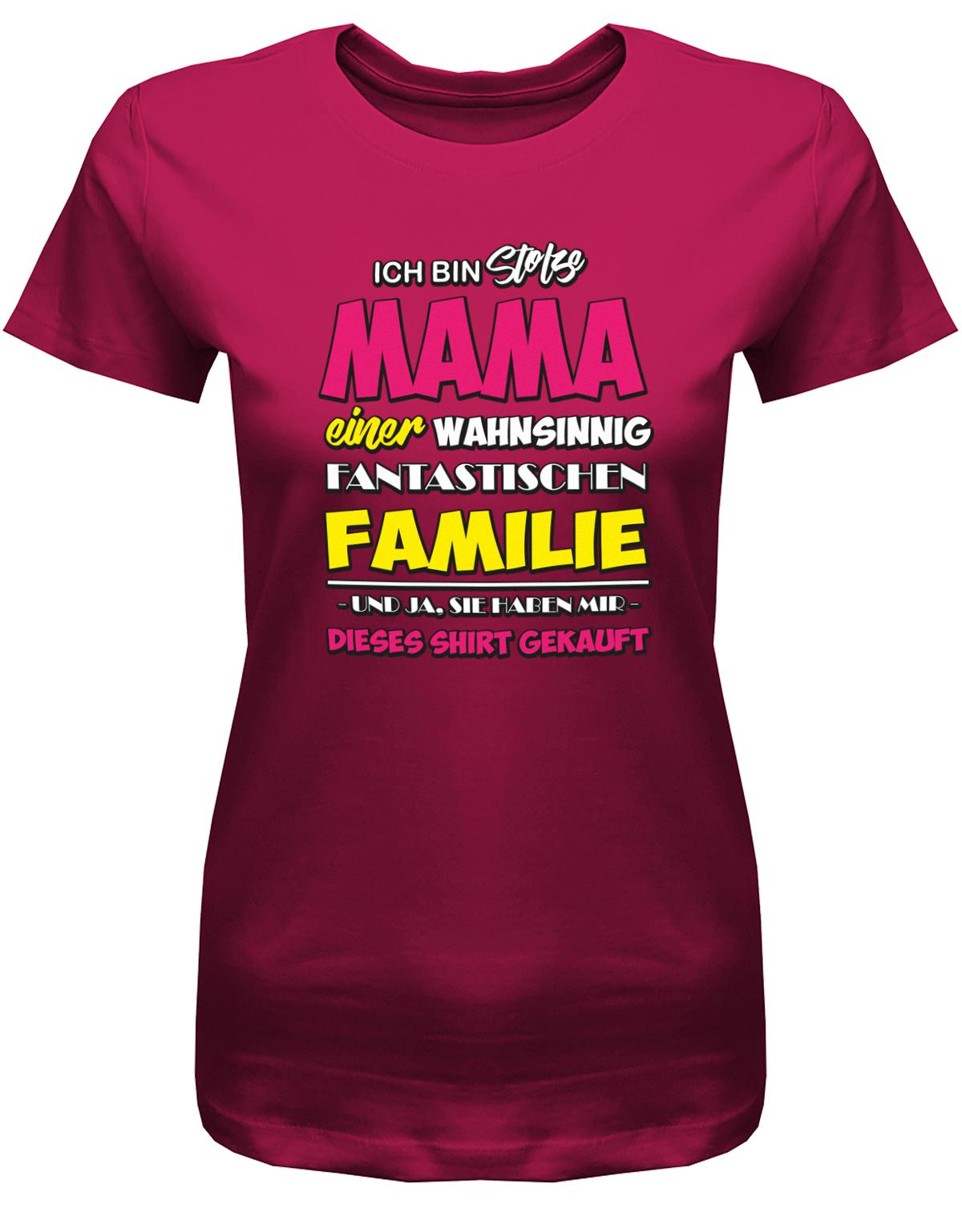 Ich-bin-stolze-mama-einer-Familie-Damen-Shirt-Sorbet