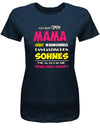 Ich-bin-stolze-mama-von-Sohnes-Damen-Shirt-MNavy