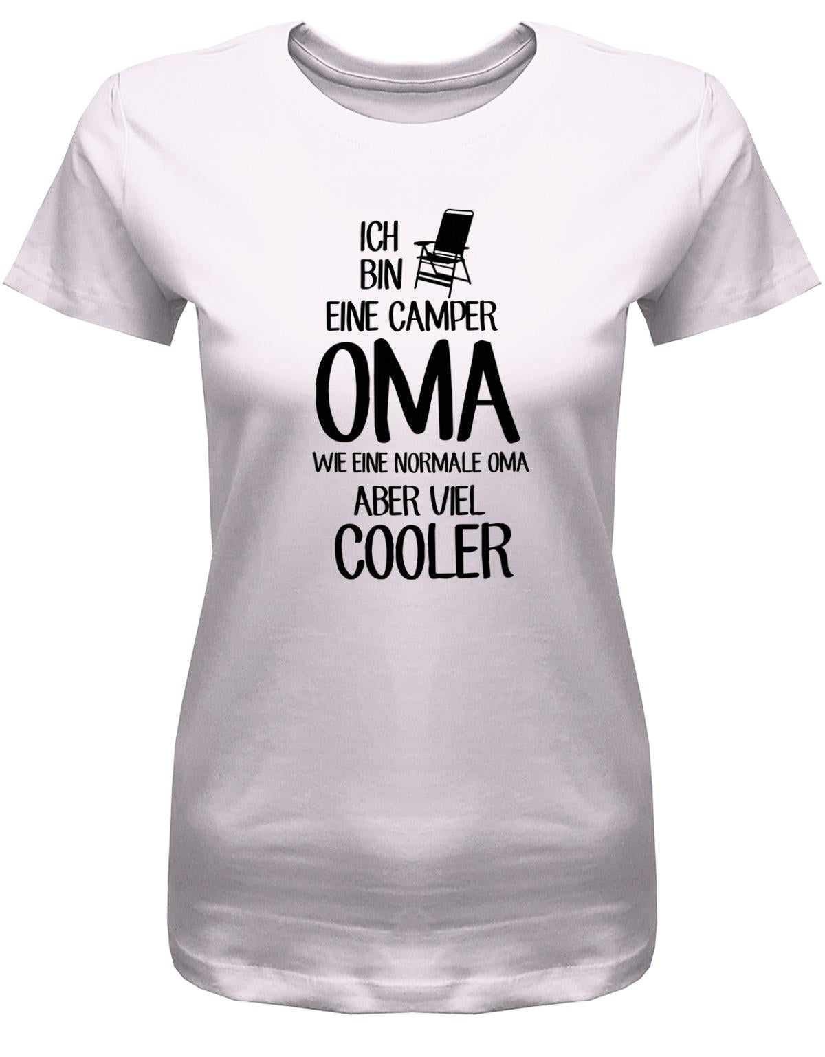 Ich-bineine-camper-oma-wie-eine-normale-oma-aber-viel-cooler-Damen-Camping-Shirt-Rosa