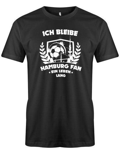 Ich-bleibe-Hamburg-Fan-ein-Leben-Lang-Hamburg-Shirt-Herren-SChwarz