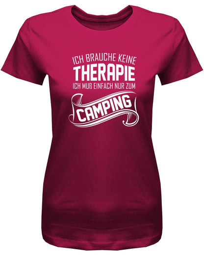 Ich-brauche-keine-Therapie-ich-muss-einfach-nur-zum-camping-Damen-Camper-Shirt-sorbet