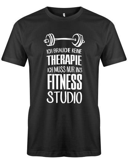 Ich-brauche-keine-Therapie-ich-muss-nur-ins-Fitness-Studio-Herren-Schwarz