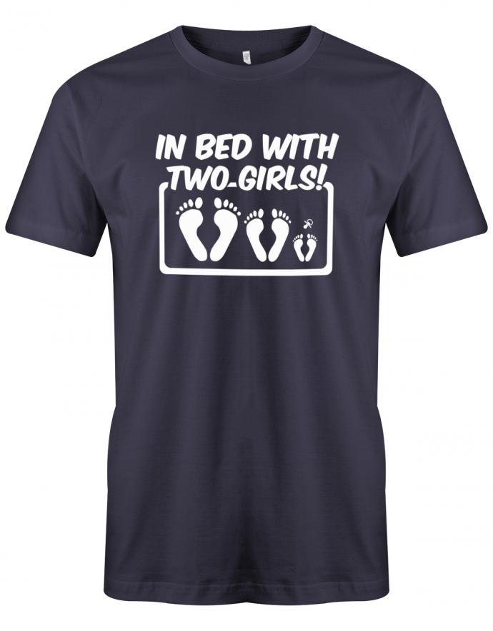 In-bed-With-Two-Girls-papa-herren-Shirt-Navy