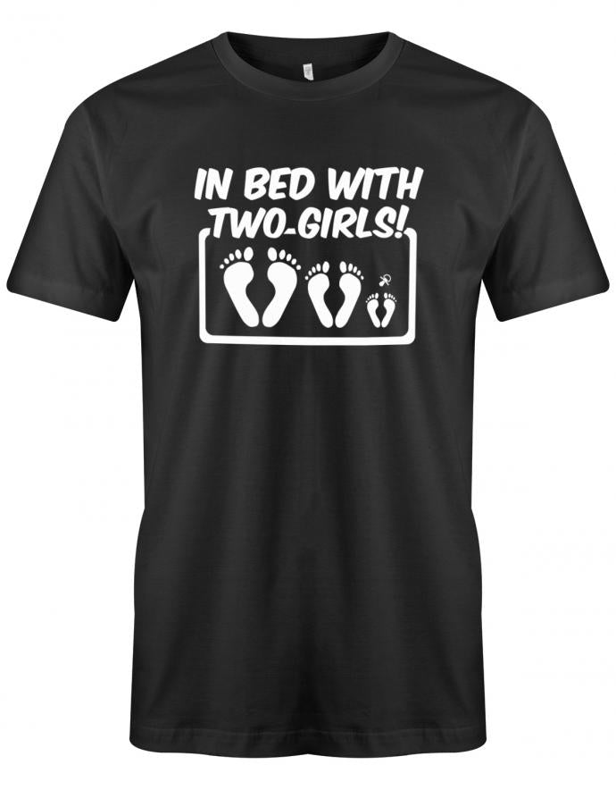 In-bed-With-Two-Girls-papa-herren-Shirt-schwarz
