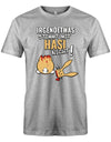 Irgendetwas stimmt mit Hasi nicht - Fun - Herren T-Shirt Grau