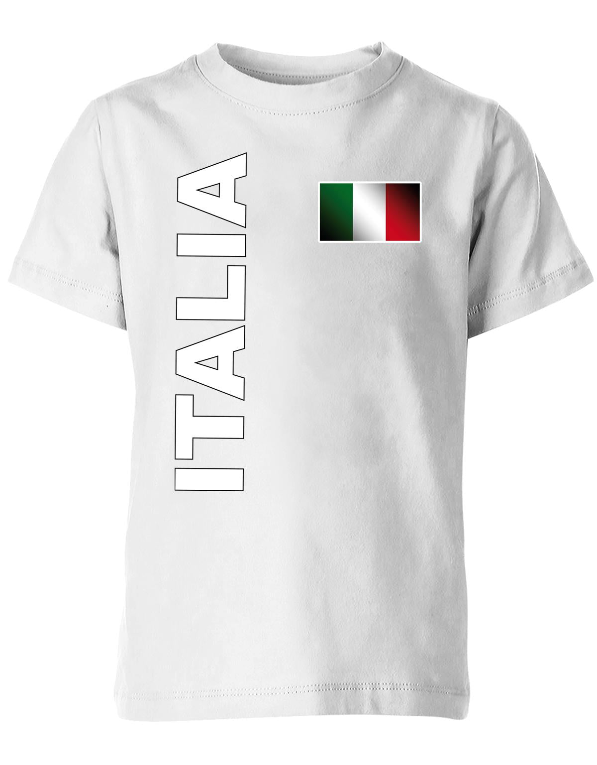 Italia-Fahne-Kinder-Weiss