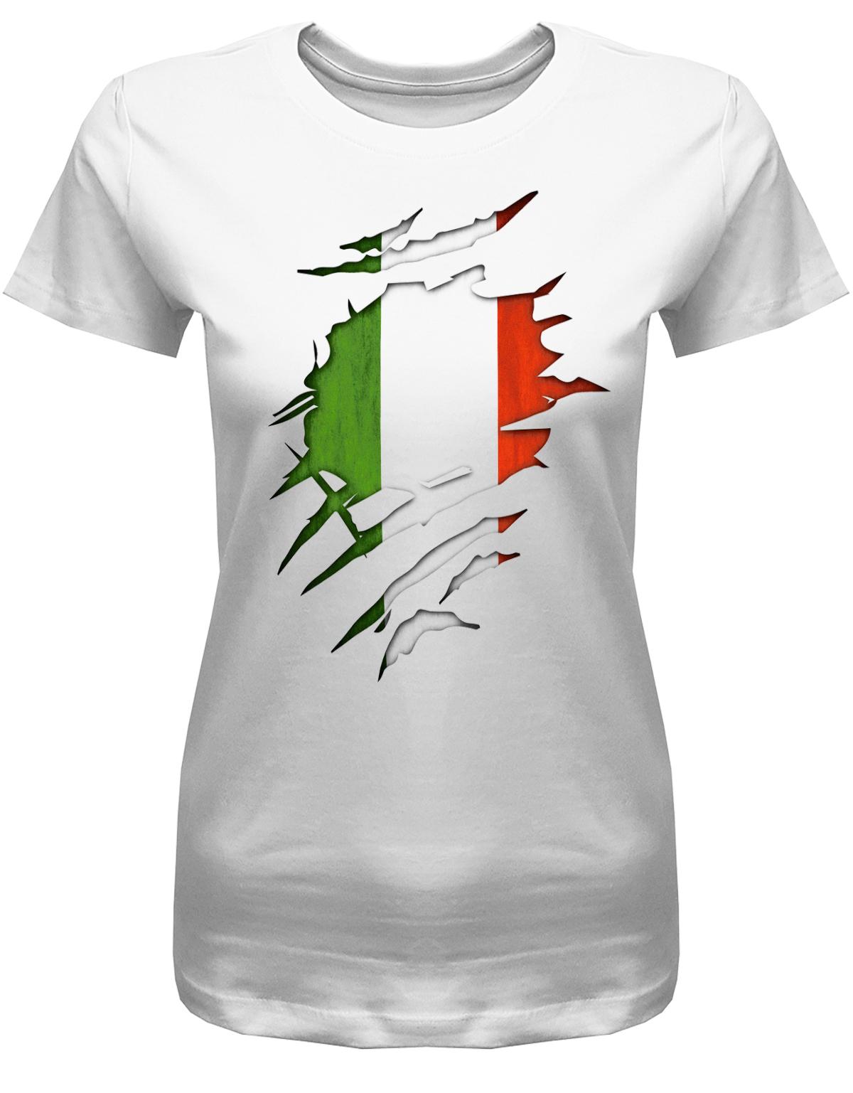 Italien-Aufegrissen-Damen-Shirt