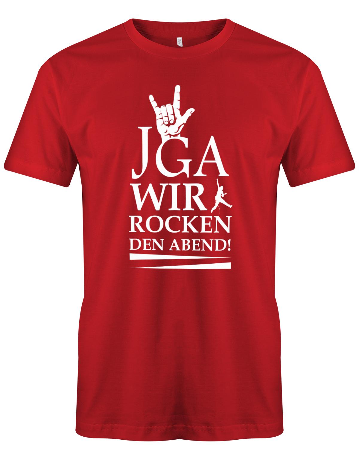JGA-Wir-rocken-den-Abend-Herren-Shirt-Rot