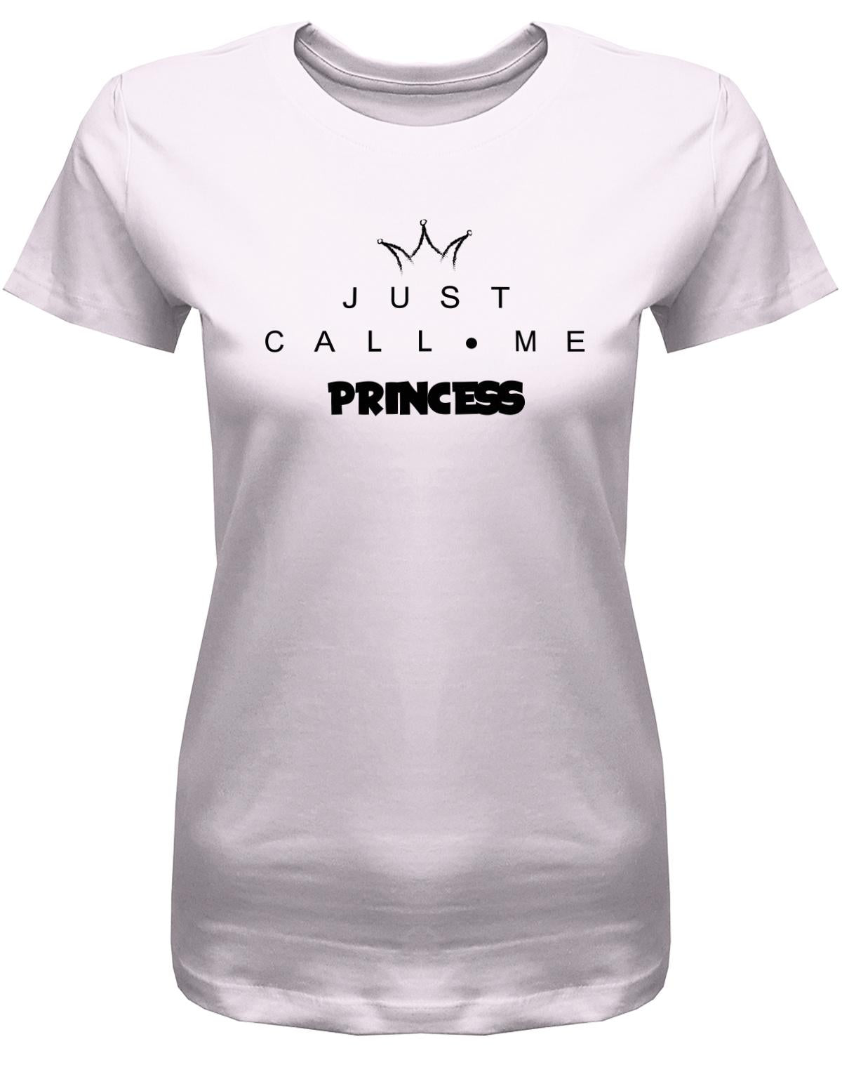 Just-call-me-Princess-Damen-Shirt-rodsa