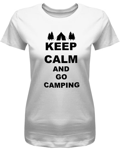 Keep-Calm-and-Go-Camping-Damen-Shirt-weiss