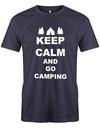 Keep-Calm-and-Go-Camping-Herren-Shirt-navy