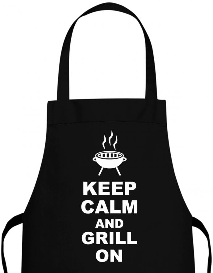 Keep Calm and grill on - Grillschürze