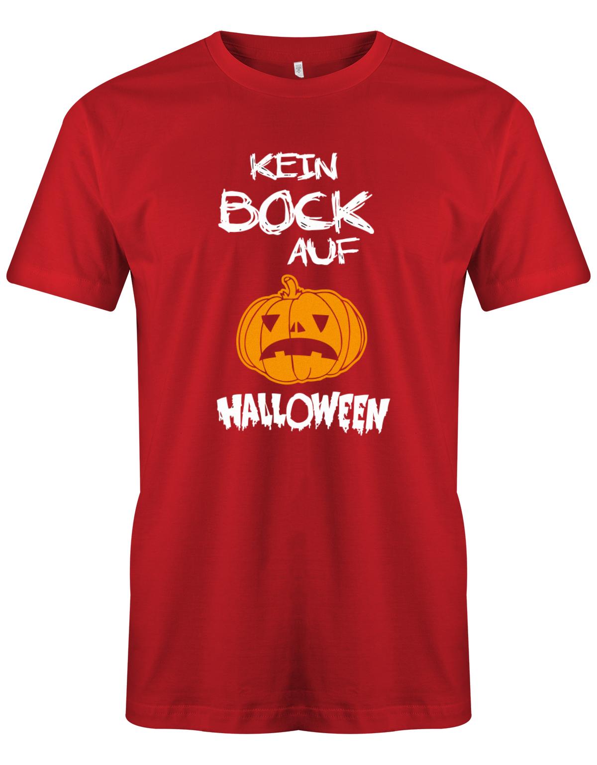 Kein-Bock-auf-Halloween-Herren-Shirt-Rot