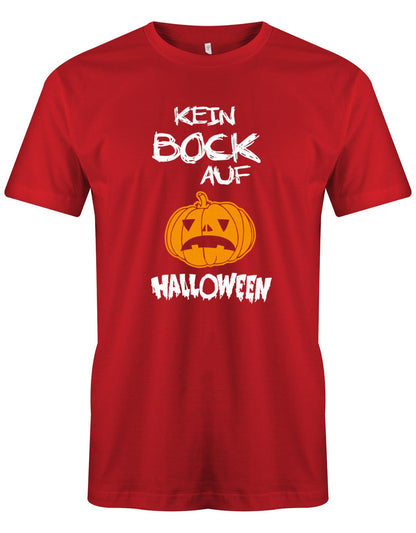 Kein-Bock-auf-Halloween-Herren-Shirt-Rot