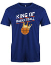 King-Of-Basketball-Herren-Shirt-Royalblau