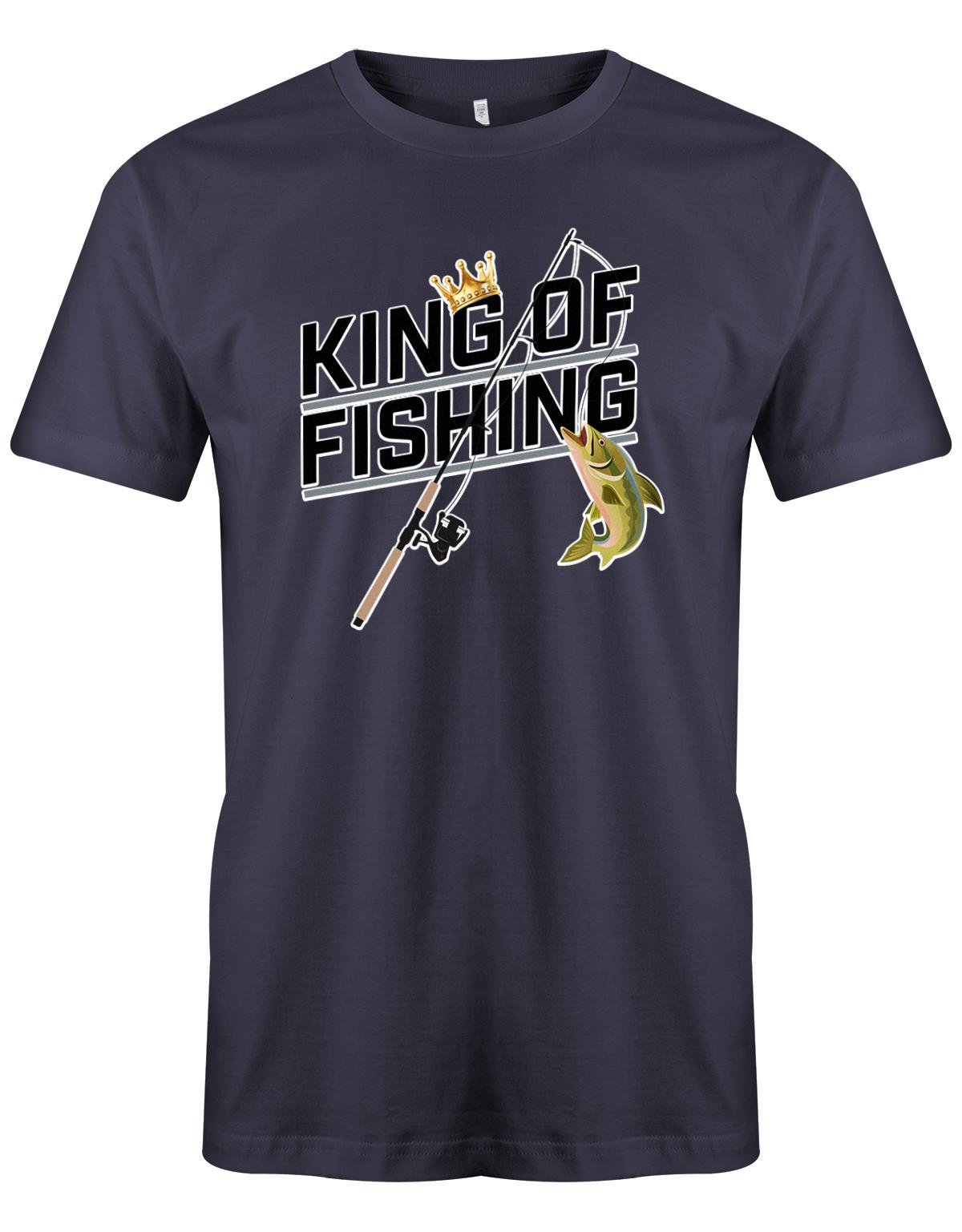 King-of-Fishing-Herren-Shirt-Navy