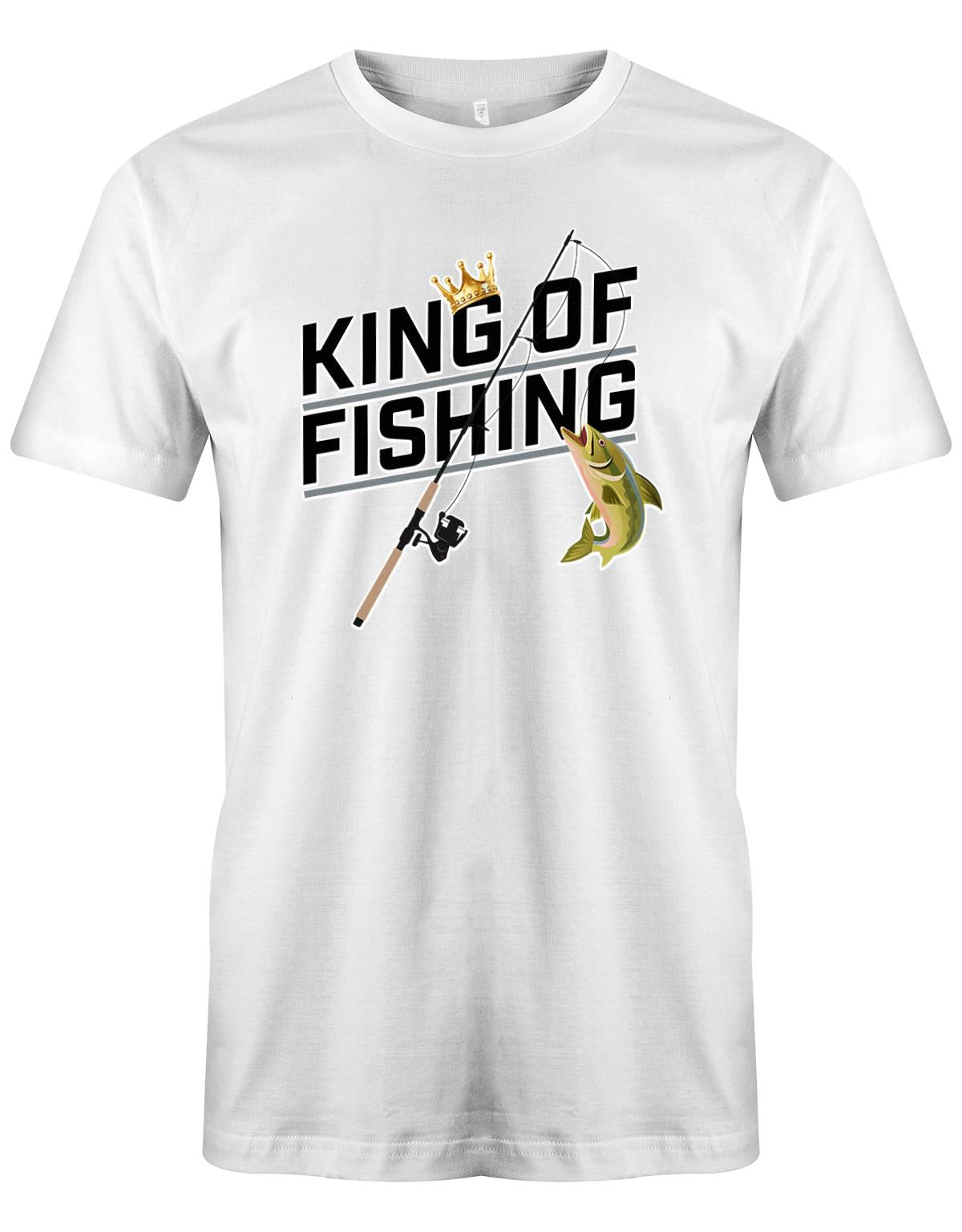 King-of-Fishing-Herren-Shirt-Weiss
