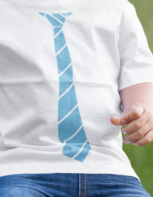 Schickes elegantes Baby Shirt Ausgehshirt mit Krawatte in Business Look.