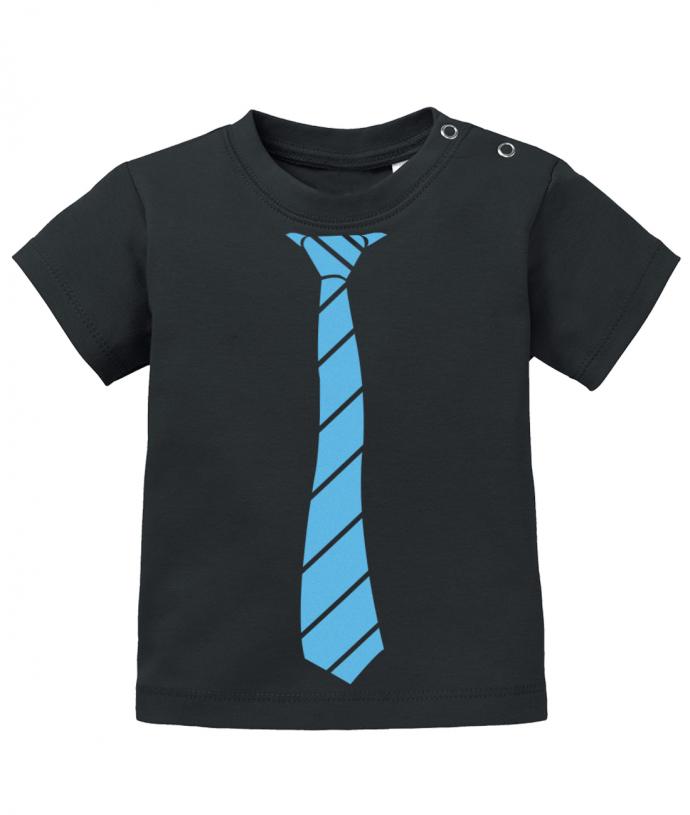 Schickes elegantes Baby Shirt Ausgehshirt mit Krawatte in Business Look. Hellblau