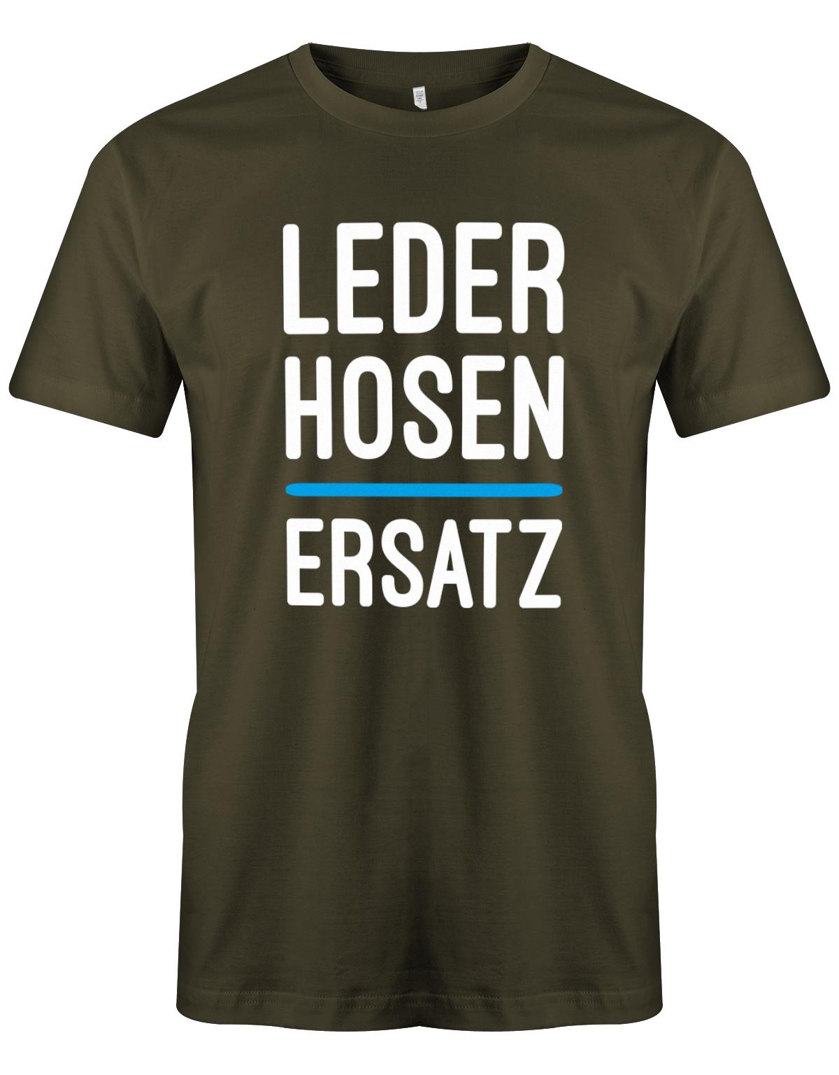 Lederhosen-Ersatz-Shirt-herren-Army