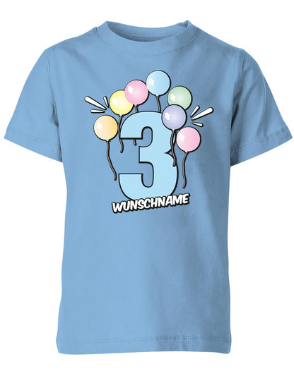Luftballons-pastell-3-geburtstag-wunschname-kinder-shirt-hellblau