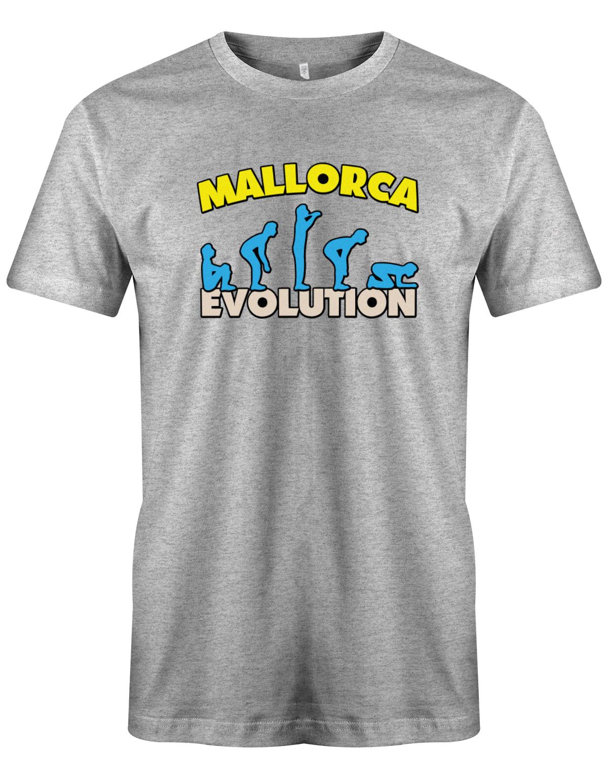 Mallorca-Evolution-Urlaub-Herren-Shirt-grau