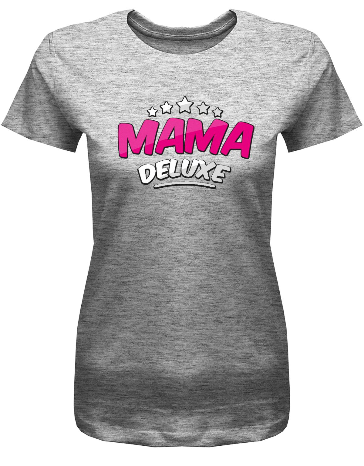 Mama-Deluxe-5-Sterne-Damen-Shirt-Grau