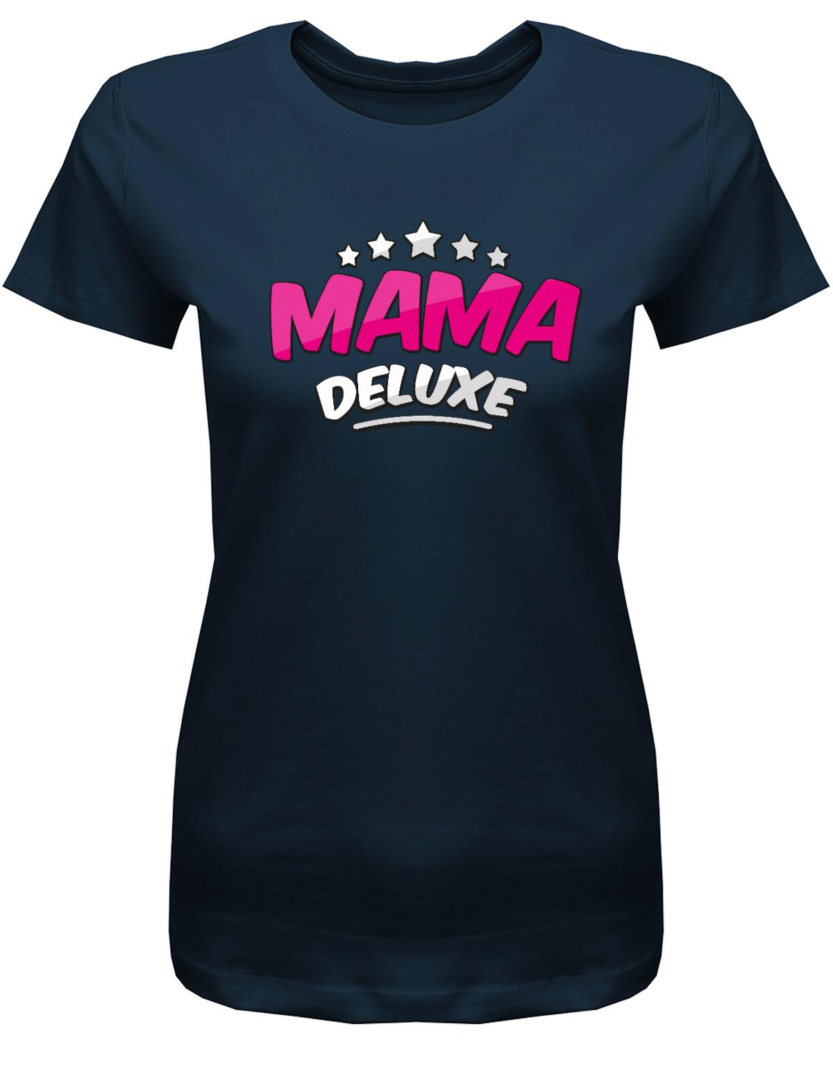 Mama-Deluxe-5-Sterne-Damen-Shirt-Navy