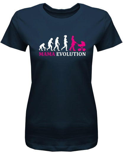Mama-Evolution-Damen-Shirt-Navy