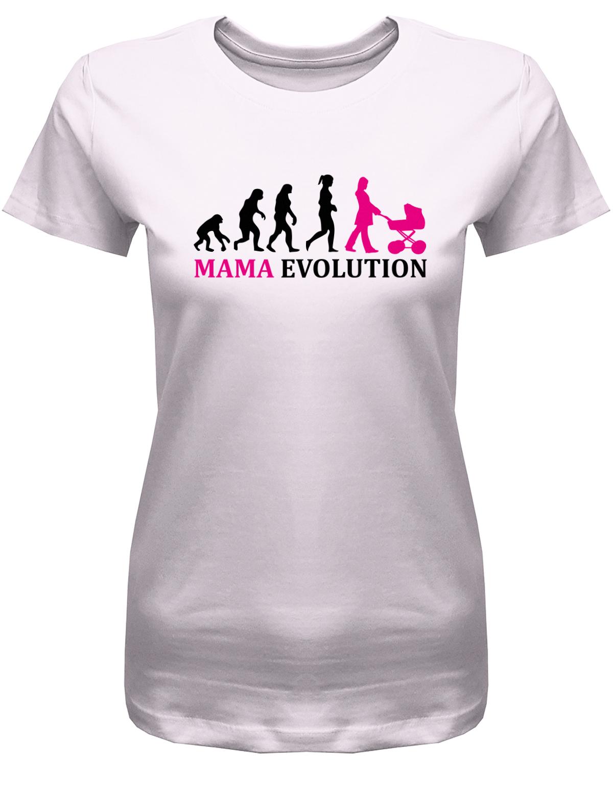 Mama-Evolution-Damen-Shirt-Rosa