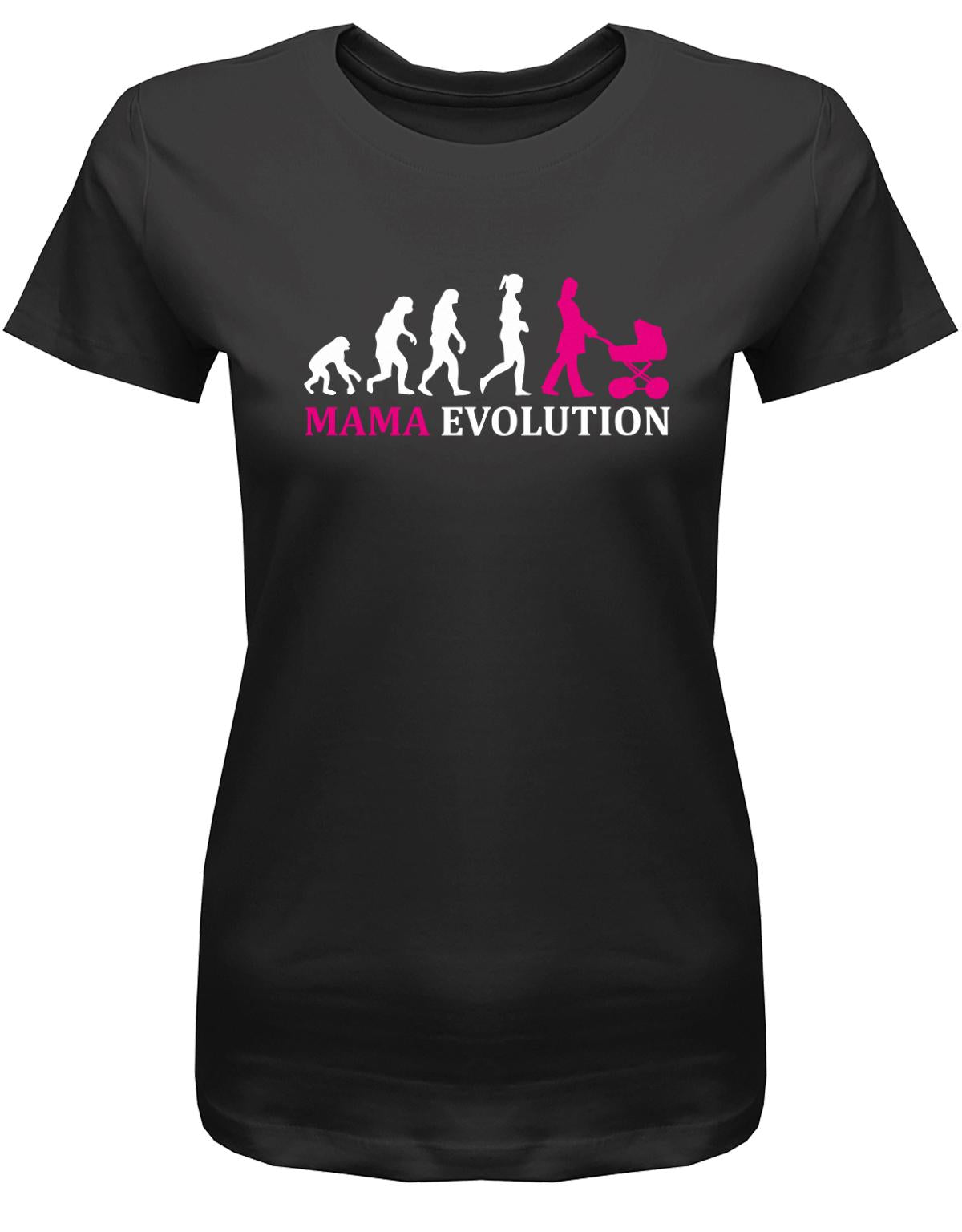 Mama-Evolution-Damen-Shirt-SChwarz
