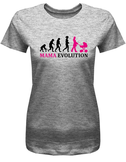 Mama-Evolution-Damen-Shirt-grau