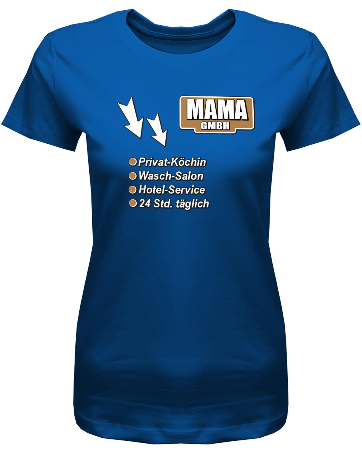 Mama-GmbH-Damen-Shirt-Royalblau