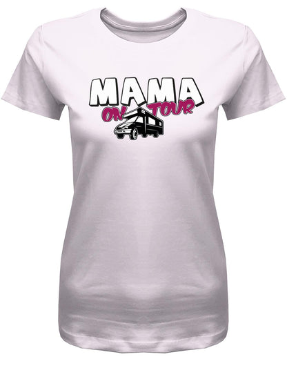 Mama-on-Tour-Camping-Damen-Shirt-rosa