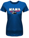 Mama-on-Tour-Camping-Damen-Shirt-royalblau
