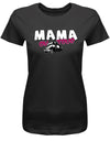Mama-on-Tour-Camping-Damen-Shirt-schwarz