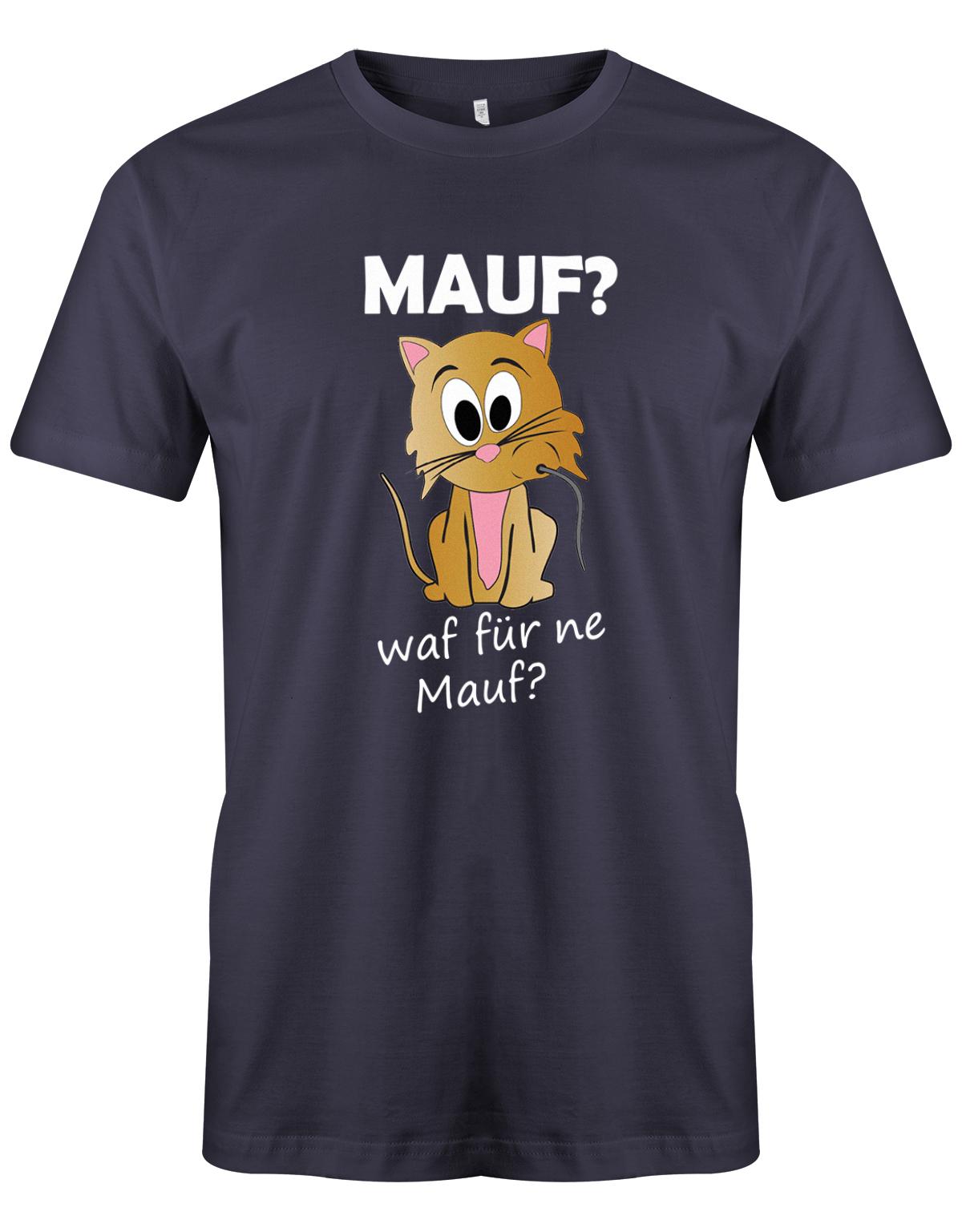 Mauf-waf-f-r-ne-Mauf-Herren-Shirt-Navy