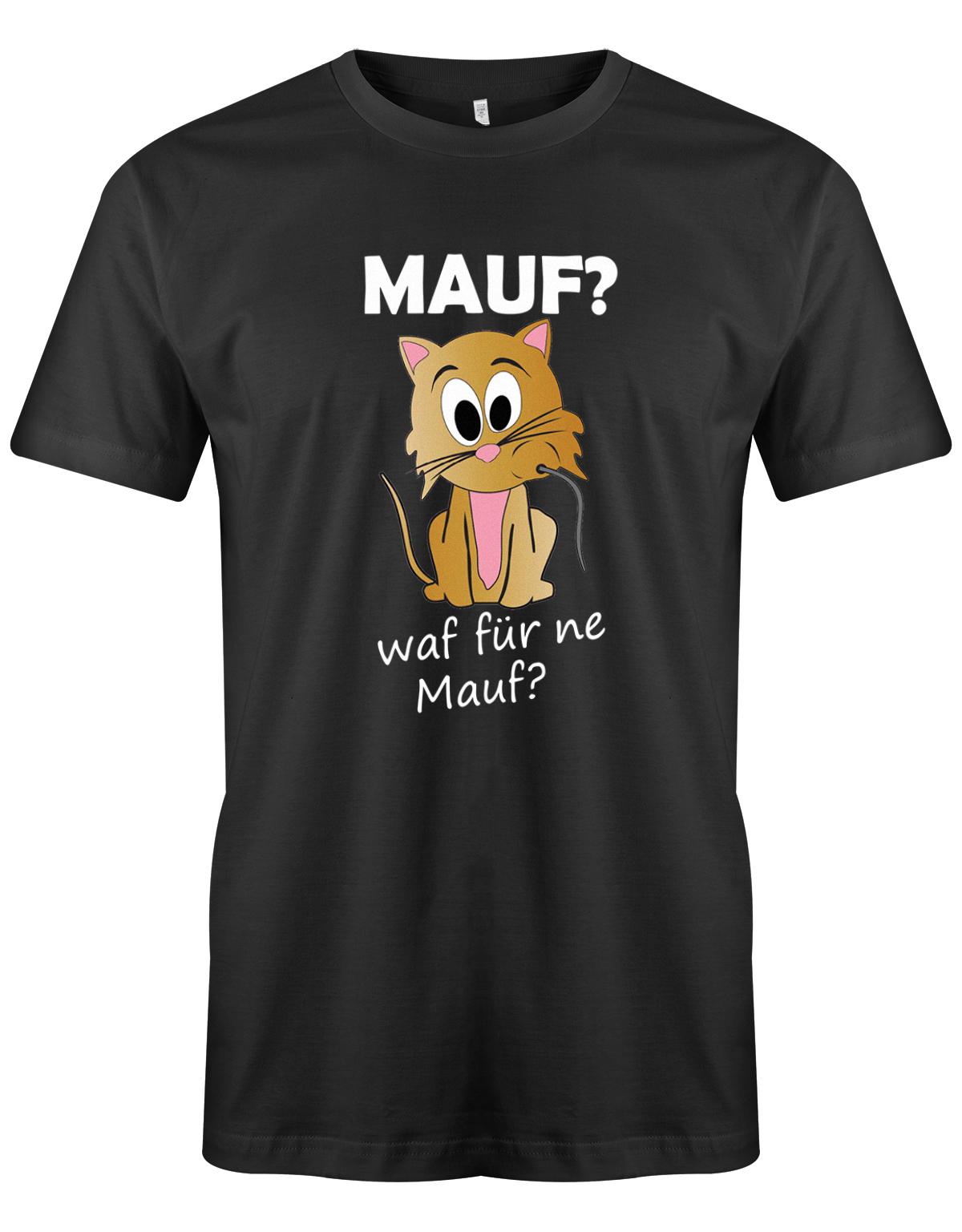 Mauf-waf-f-r-ne-Mauf-Herren-Shirt-Schwarz
