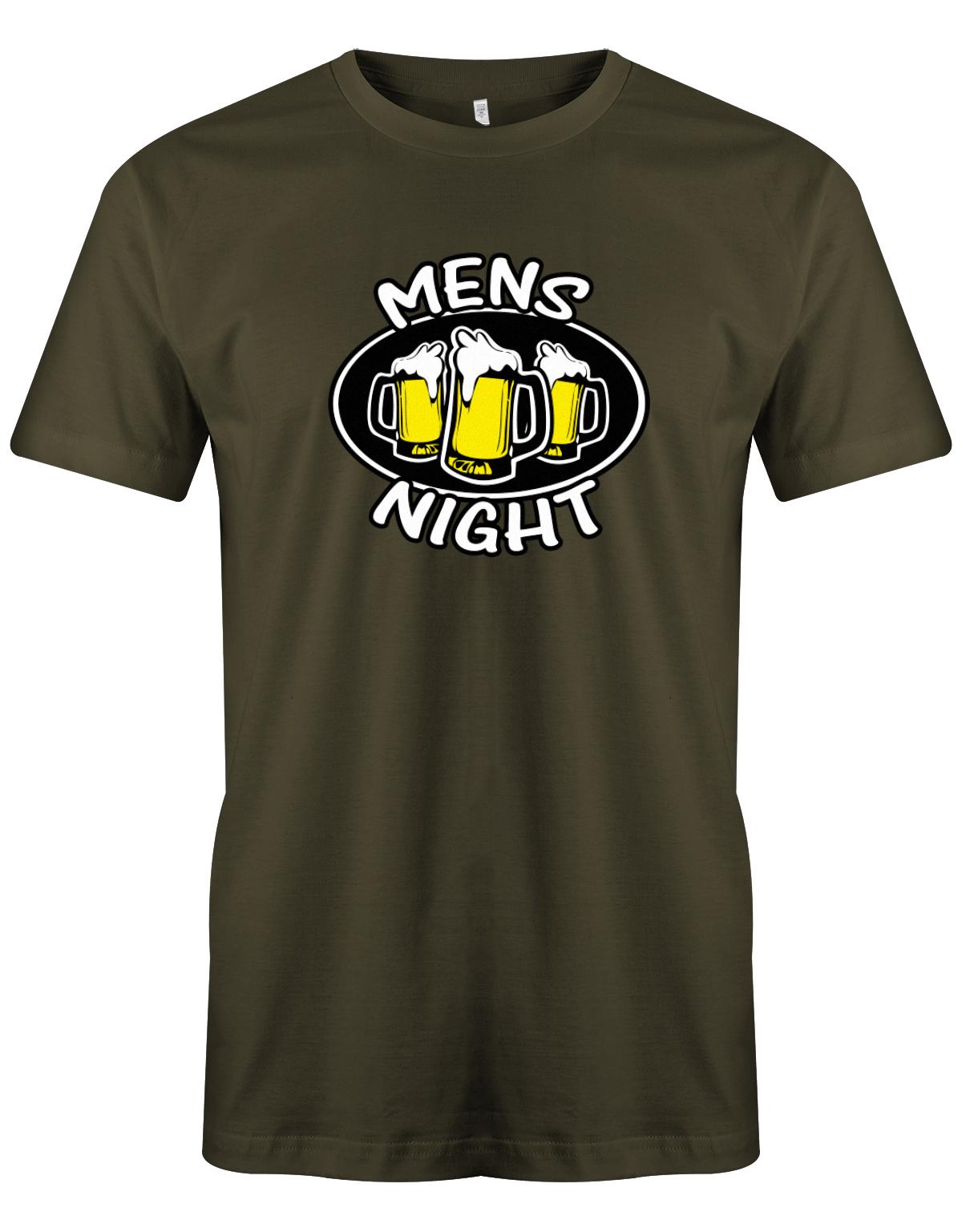 Mens-Night-Bier-Herren-Shirt-Army