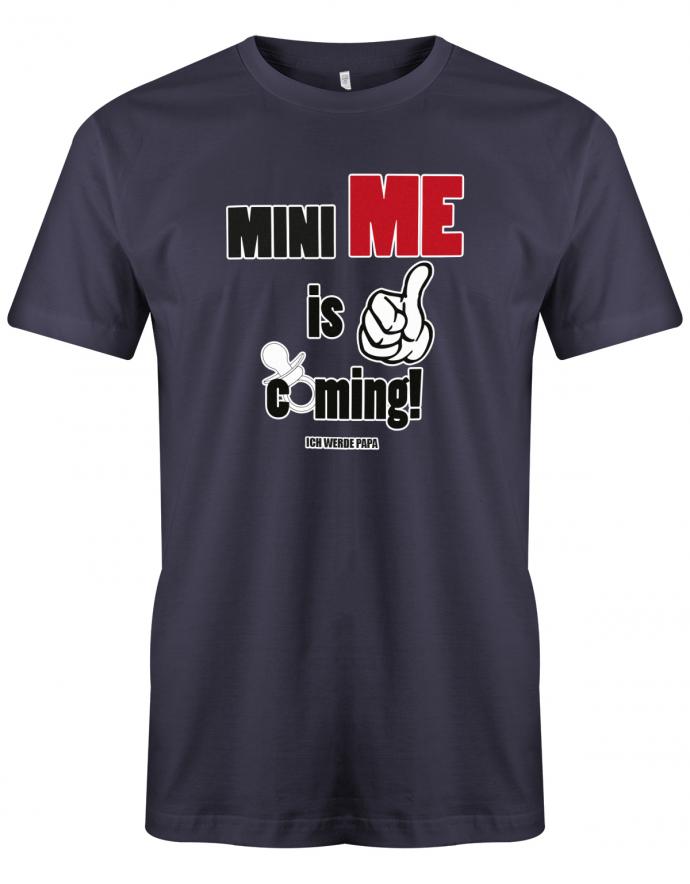 Mini-me-is-coming-Herren-Shirt-Navy