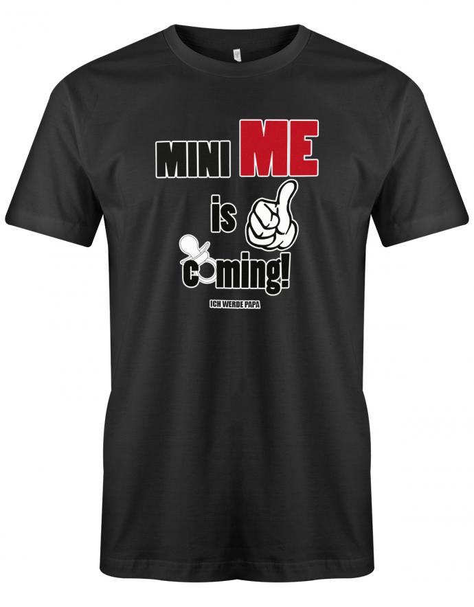 Mini-me-is-coming-Herren-Shirt-schwarz
