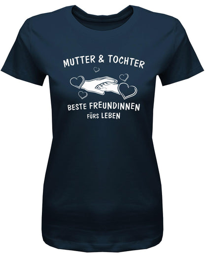Mutter-und-Tochter-beste-Freunde-f-rs-leben-Navy