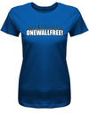 My-English-is-onewallfree-Damen-Shirt-Royalblau