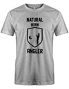 Natural-born-Angler-Herren-Shirt-Grau