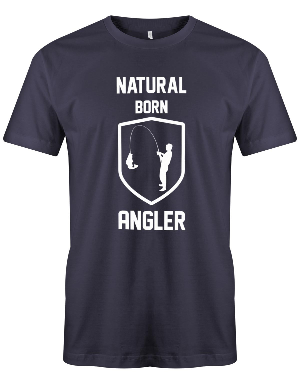 Natural-born-Angler-Herren-Shirt-Navy