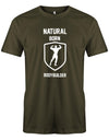 Natural-born-Bodybuilder-herren-Shirt-Army